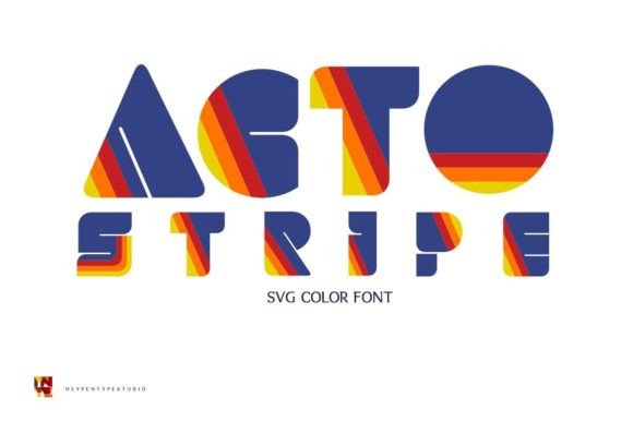 Acto Stripe: A Retro-Inspired Font for Modern Projects