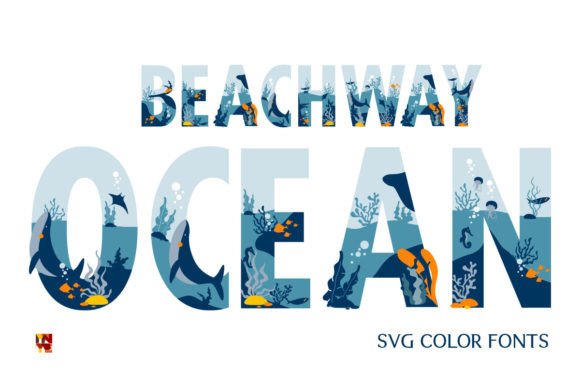 Beachway Ocean: A Creative SVG Font for Coastal Projects