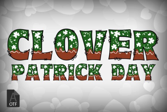 Clover Patrick Day: A Bold Retro Typeface for Vibrant Designs