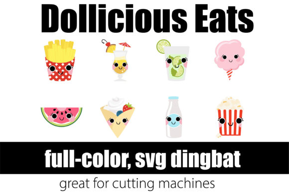 Dollicious Eats: A Color Font for Modern Food Branding