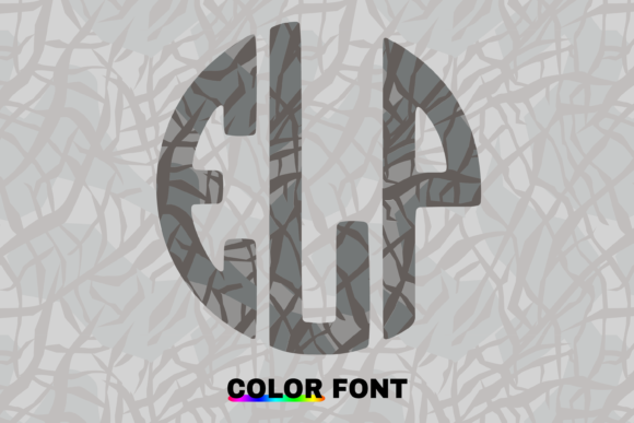 Elephant Circle: The 3-Letter Monogram Font with a Playful Twist