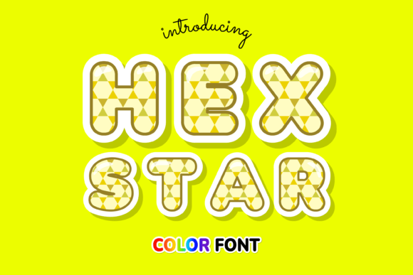 Hex Star: A Creative Font for Bold Design Projects