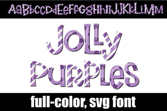 Jolly Purples: A Playful Font for Creative Projects