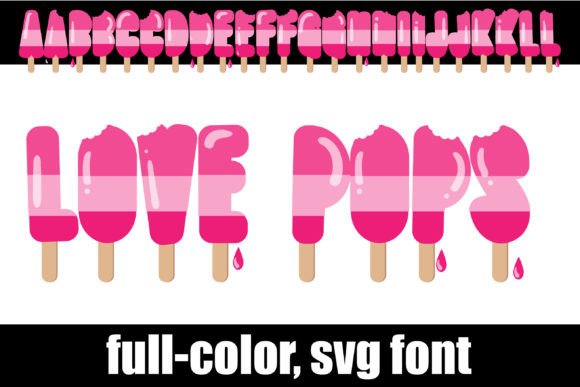 Love Pops: Injecting Vibrant Color into Modern Typography
