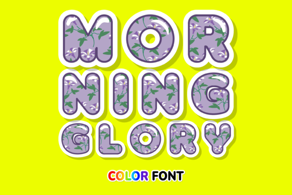 Morning Glory: A Color Font Rooted in Nature