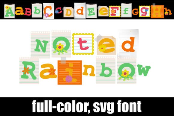 Noted Rainbow: A Burst of Vibrant Personality for Your Designs