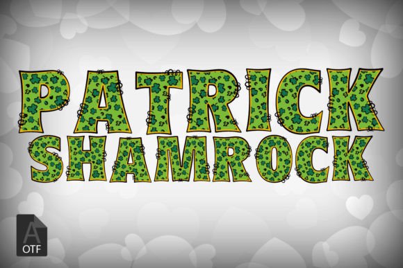 Patrick Shamrock: A Fun and Lucky Creative Font for Designers