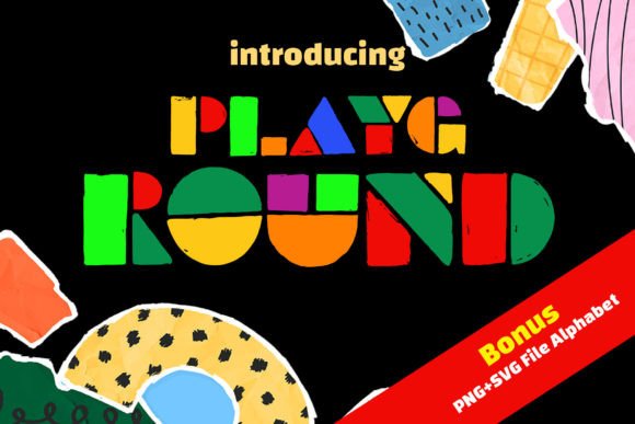 Playground: A Colorful Display Font for Joyful Design