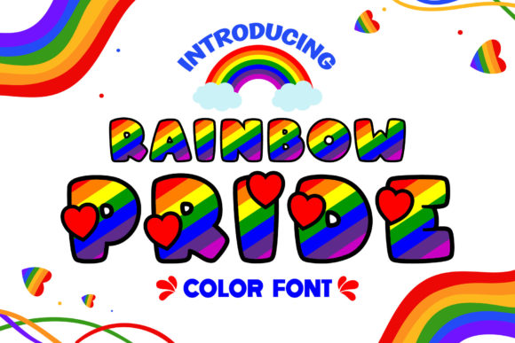 Rainbow Pride: The Color Font That Brings Joy to Your Projects
