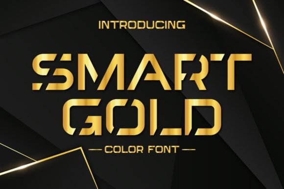 Smart Gold: A Modern Display Font for Impactful Design
