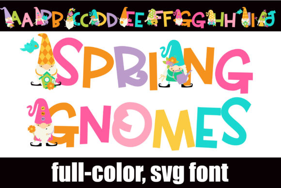 Spring Gnomes: A Whimsical Typeface for Magical Designs