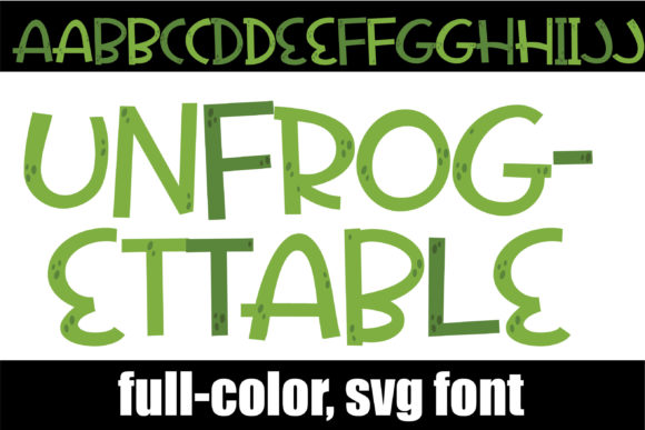 Unfrogettable: A Creative Font for Bold Branding