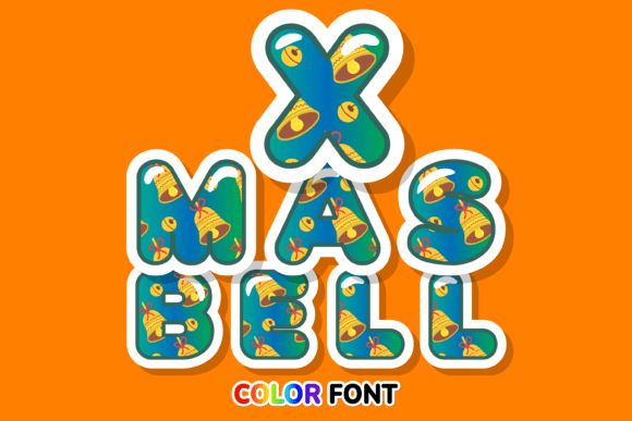Xmas Bell: A Color Font for Festive and Impactful Design
